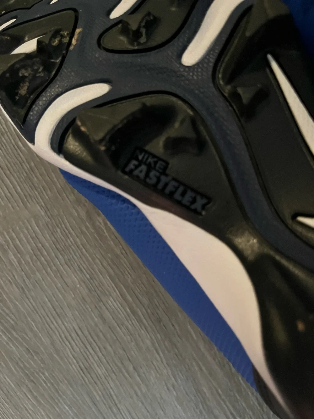 Nike TAC Baseball Cleats with White Logo Size 5 Youth Cleats